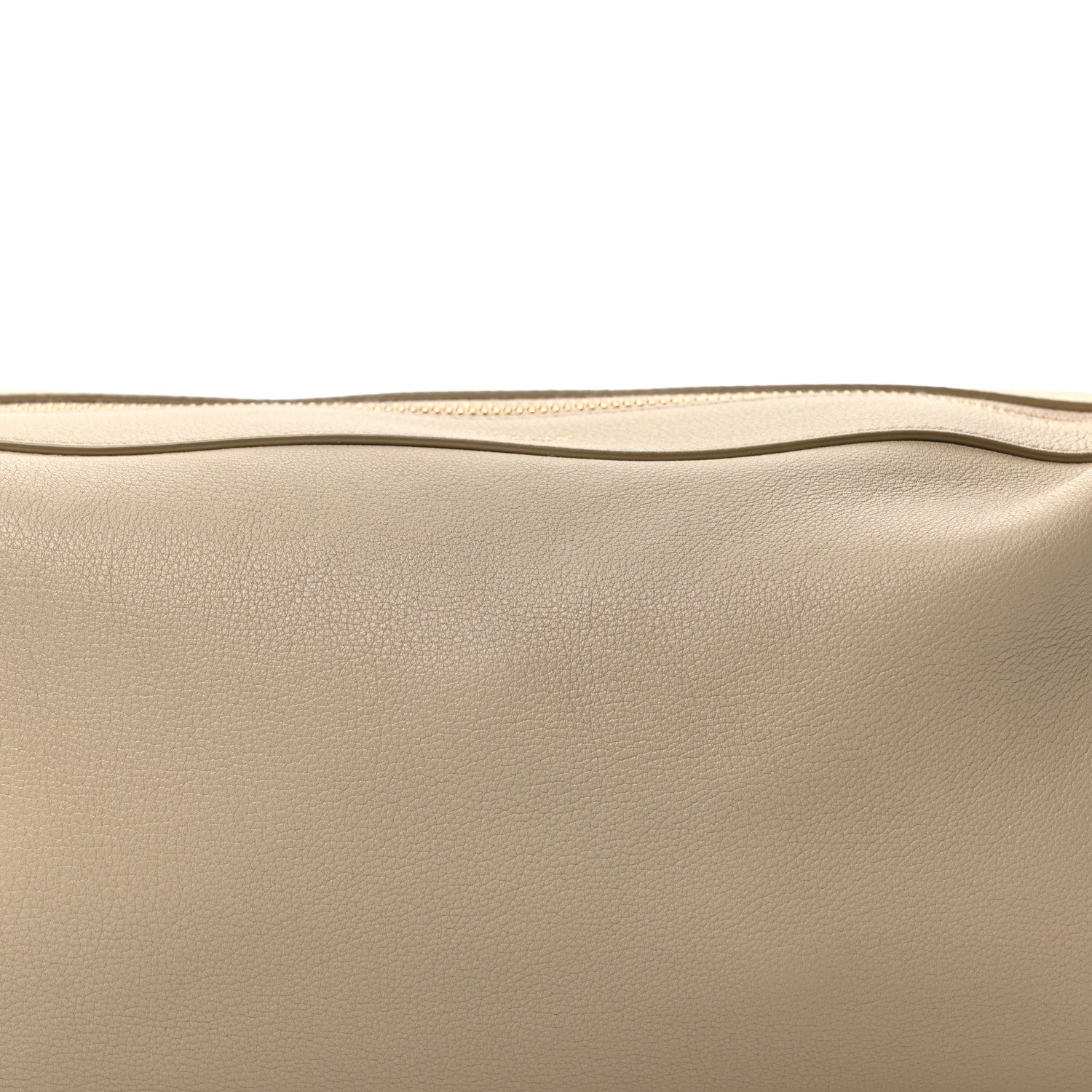 Celine Supple Calfskin Medium Romy Shoulder Bag Safari 7 of 9