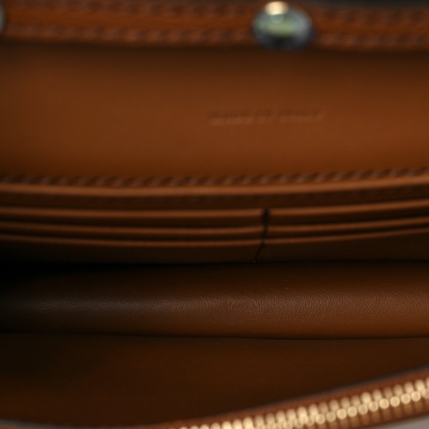Grained Calfskin House Check Tartan Mix Hampshire Wallet On Chain Tan