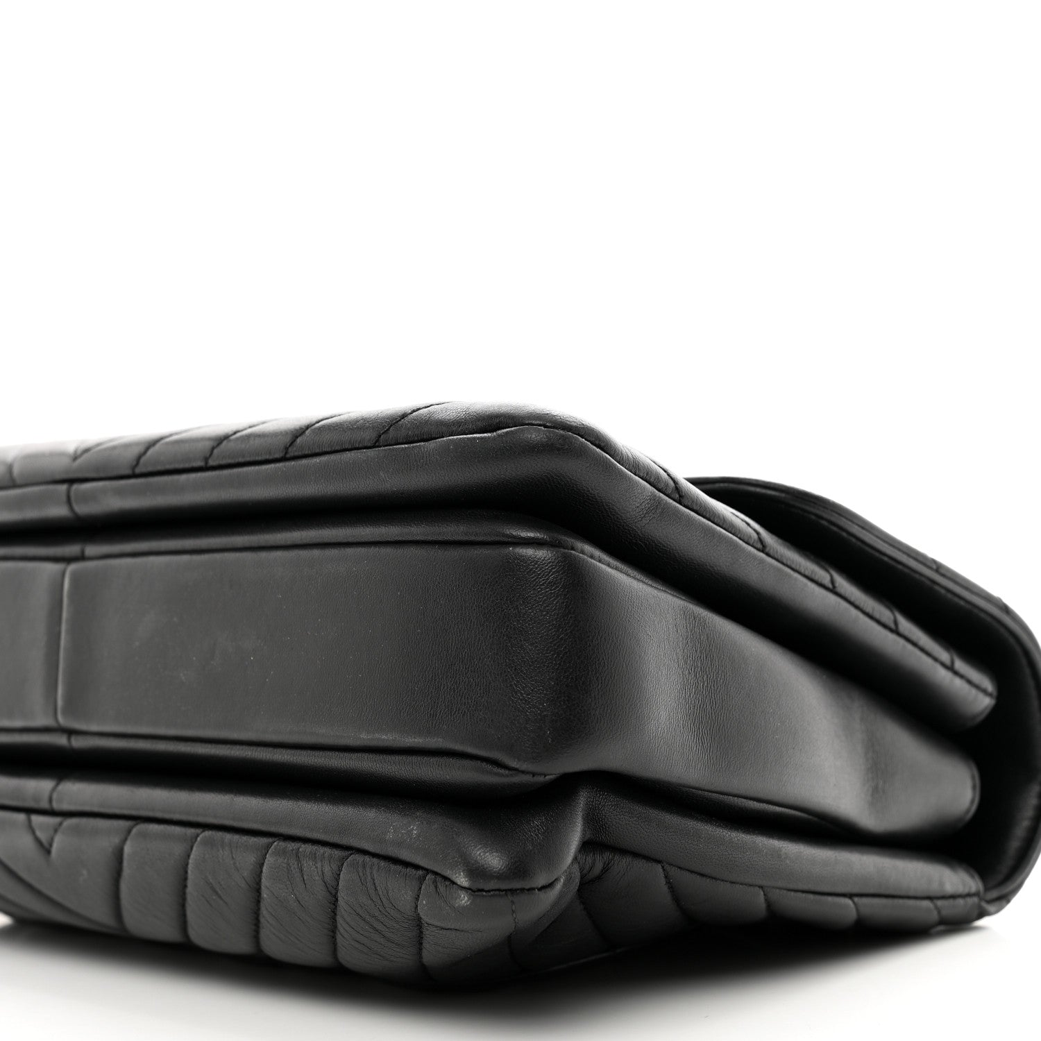 Chanel Lambskin Chevron Quilted Medium Trendy CC Dual Handle Flap Bag Black 10 of 10