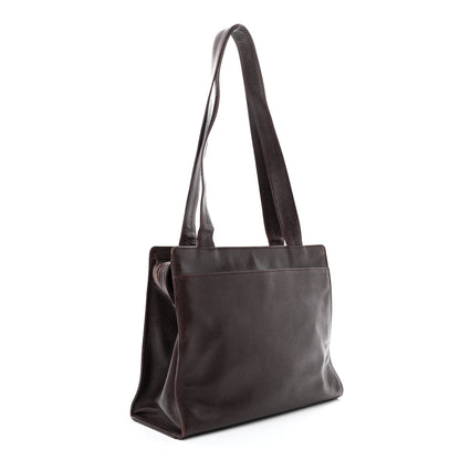 Chanel Caviar Flap Shoulder Bag Brown 3 of 11