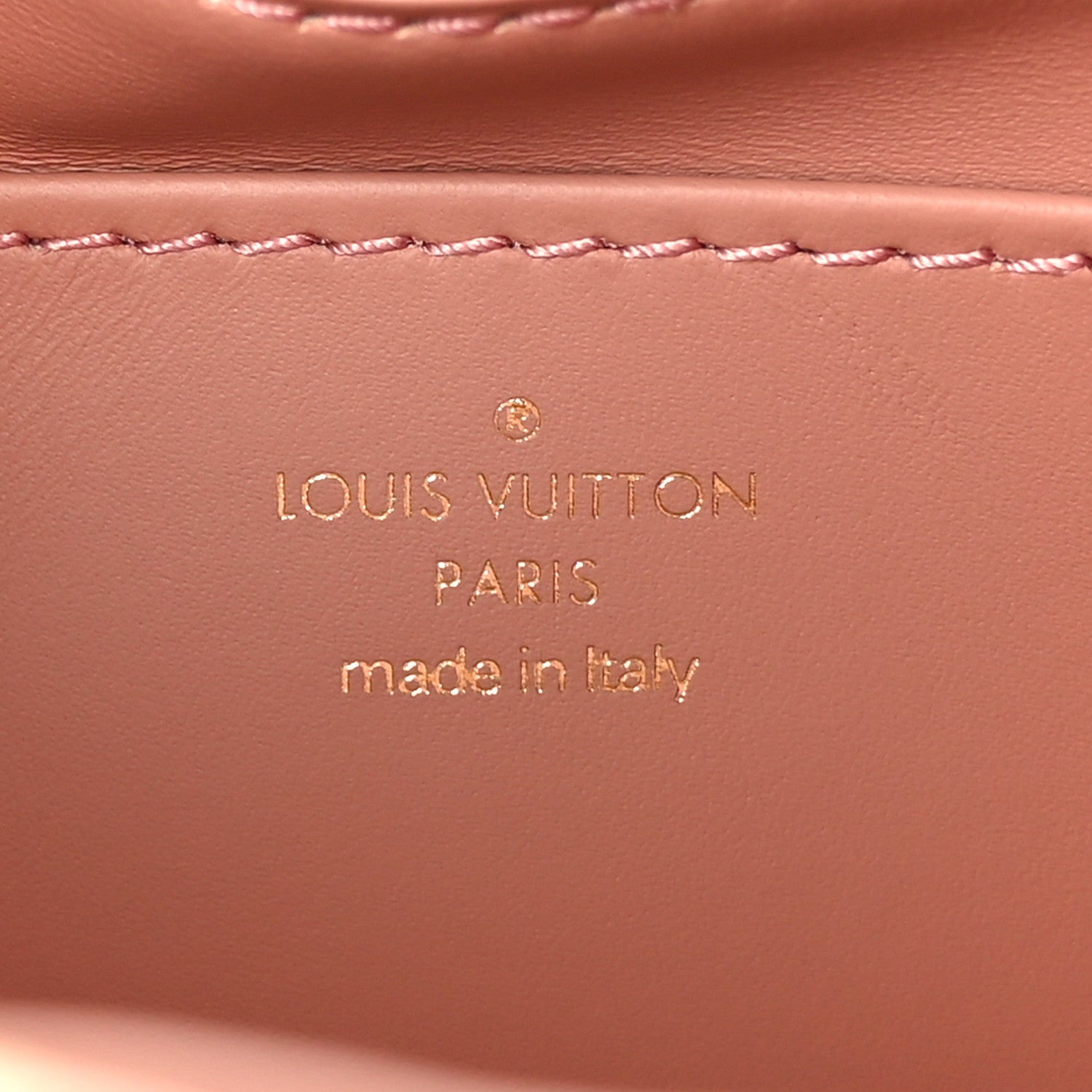 Louis Vuitton Lambskin Malletage Top Handle GO-14 MM Beige Rose 7 of 9