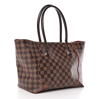 Louis Vuitton Damier Ebene Caissa Tote MM Cherry 3 of 10
