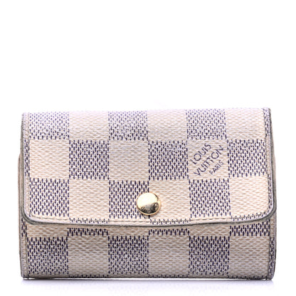 Louis Vuitton Damier Azur Multicles 6 Key Holder 1 of 5