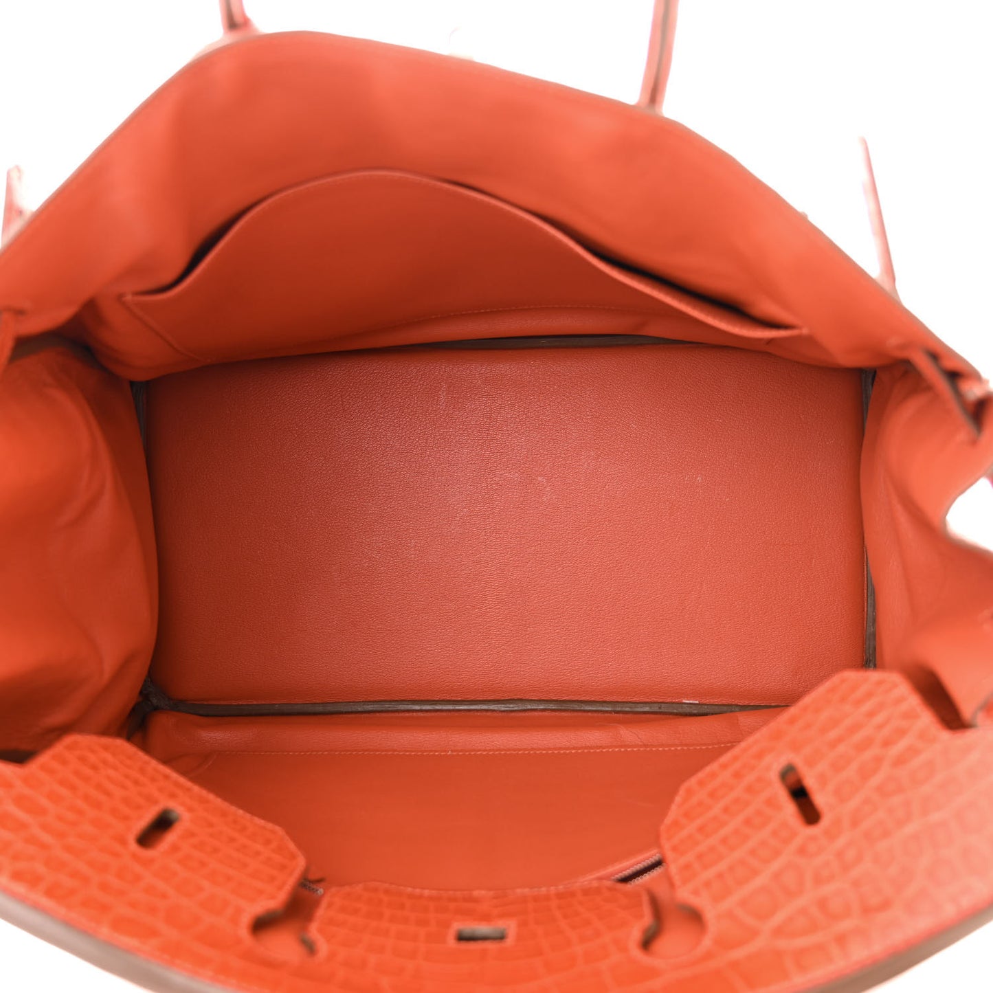 Matte Alligator Birkin 40 Orange