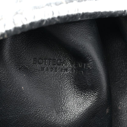 Bottega Veneta Metallic Bark Calfskin The Mini Pouch Silver 6 of 10