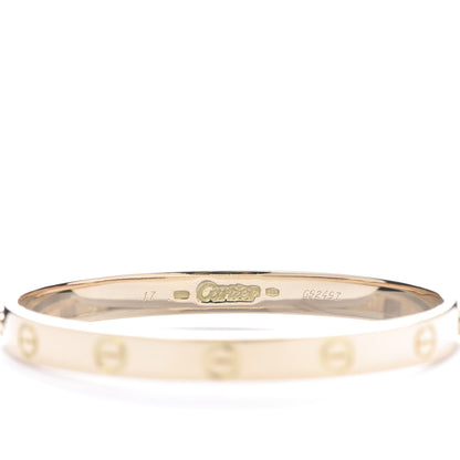 Cartier 18K Yellow Gold LOVE Bracelet 17 4 of 6