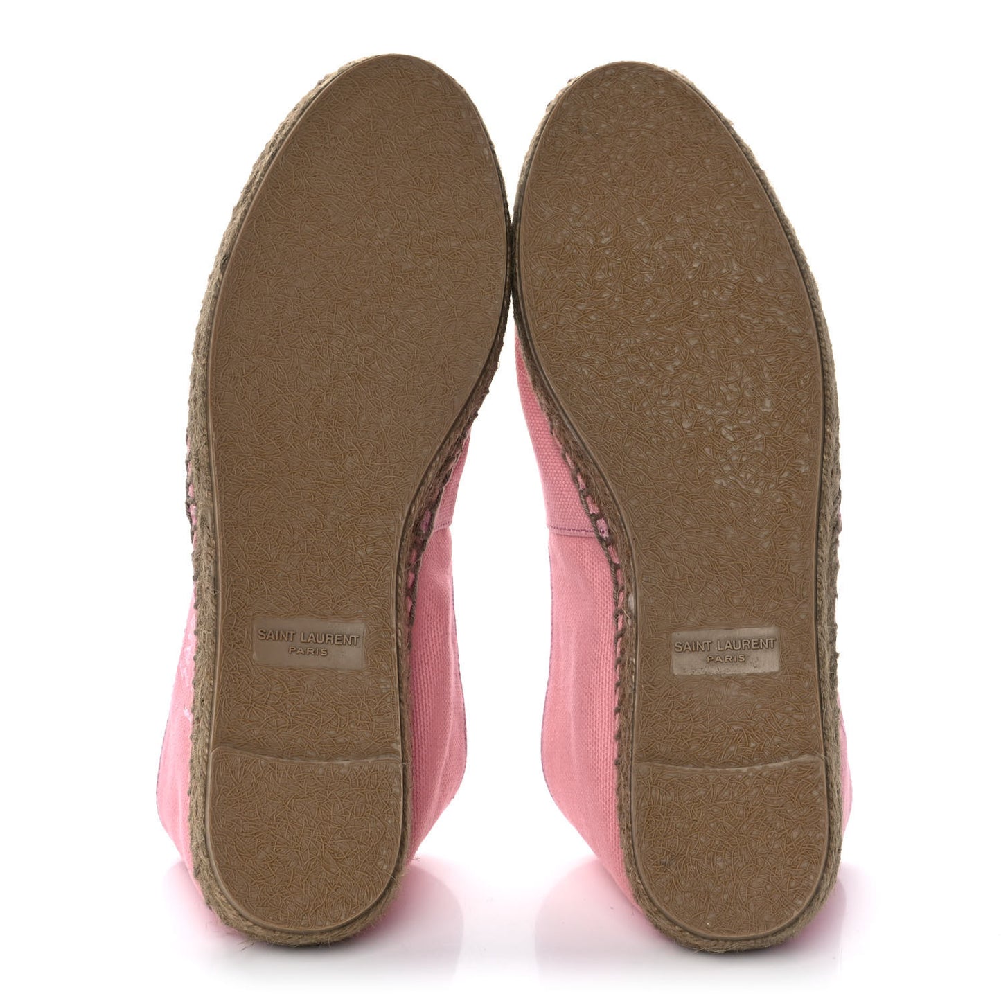 Canvas Elba Light Logo Embroidered Espadrilles 36 Pink