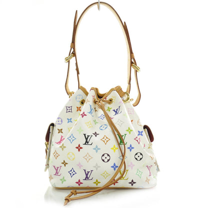 Louis Vuitton Monogram Multicolor Petit Noe White 4 of 8