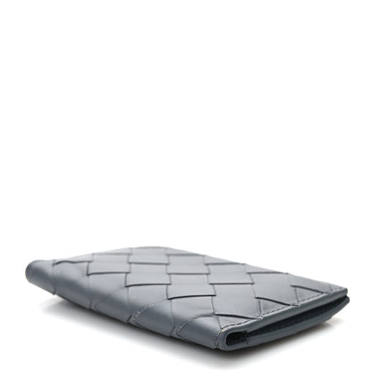 Bottega Veneta Nappa Maxi Intrecciato Bi-Fold Card Holder Thunder 4 of 9