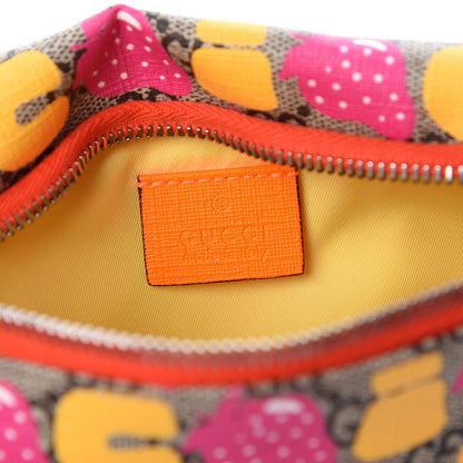 Gucci GG Supreme Monogram Childrens Strawberry Print Belt Bag Multicolor 6 of 10