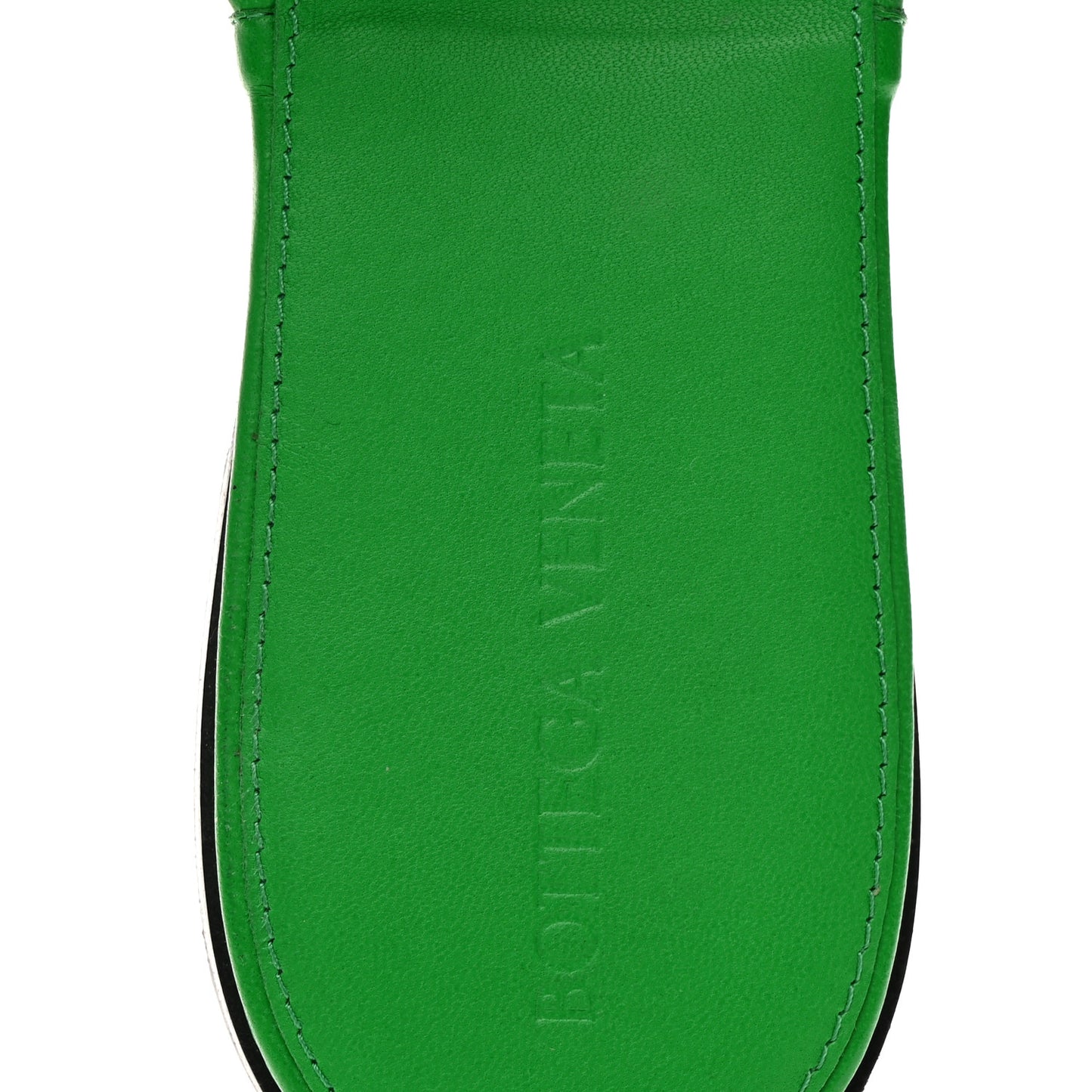 Nappa Maxi Intrecciato Lido Flat Sandals 39 Grass