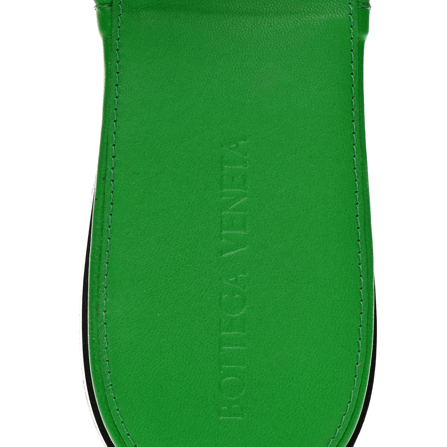 Bottega Veneta Nappa Maxi Intrecciato Lido Flat Sandals 39 Grass 8 of 8