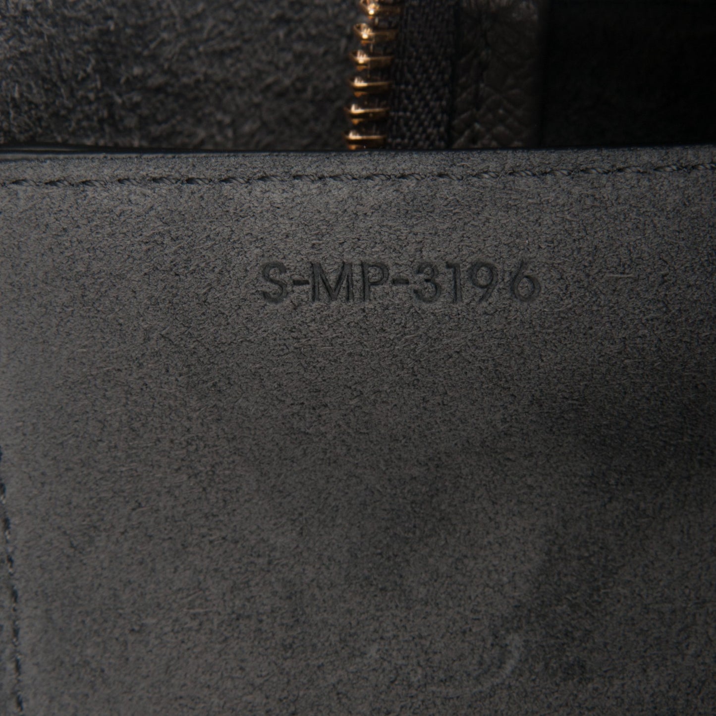 Baby Grained Calfskin Micro Belt Bag Grey