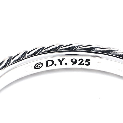 David Yurman Sterling Silver Cable Classics Band Ring 54 6.75 4 of 4