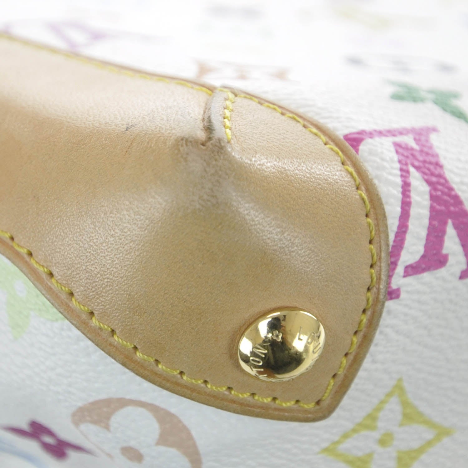 Louis Vuitton Monogram Multicolor Audra White 10 of 10