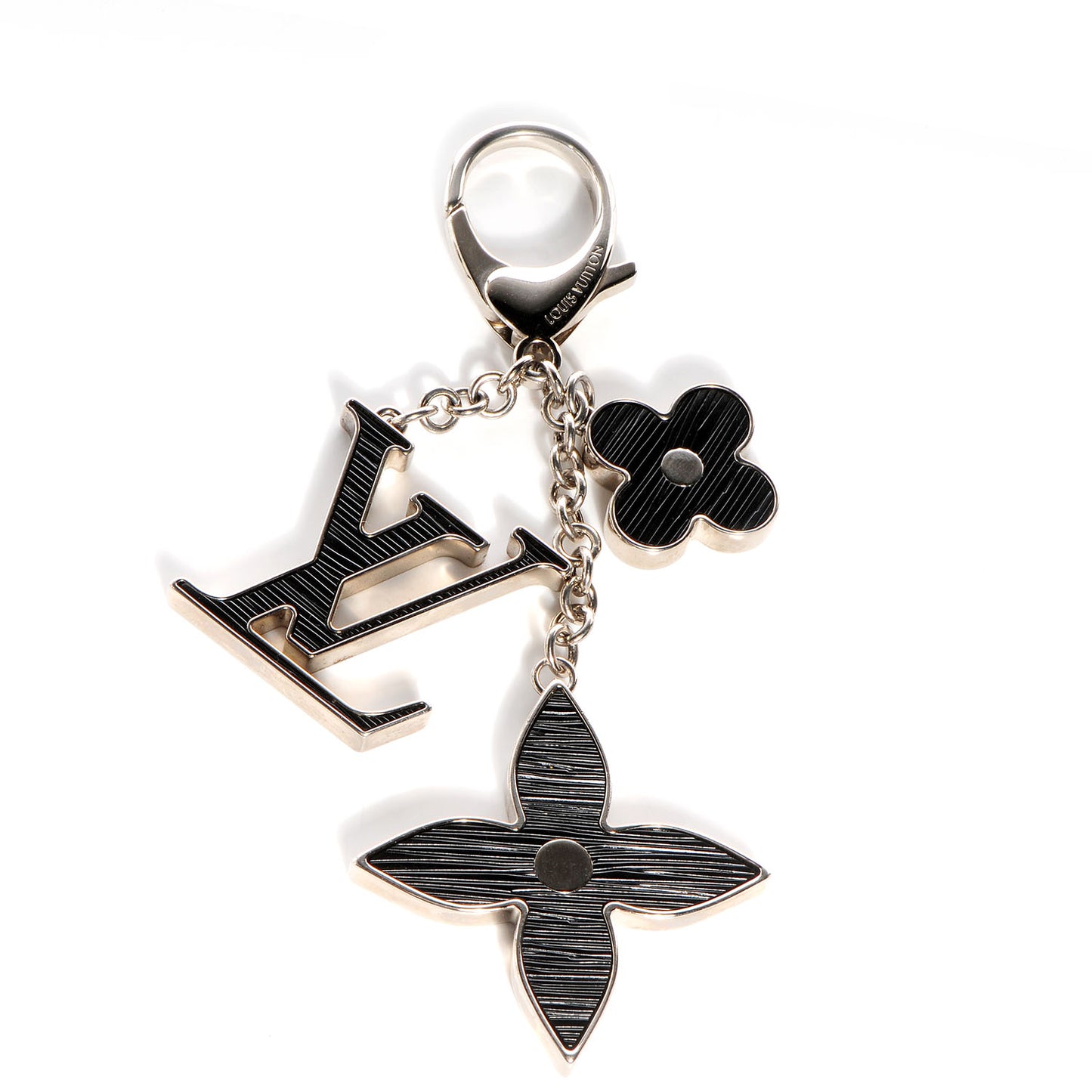 Electric Epi Fleur d'Epi Bag Charm Black