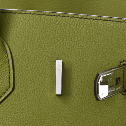 Hermes Togo Birkin 35 Vert Anis 19 of 41