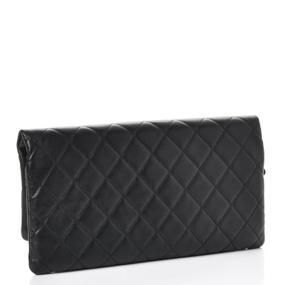 Chanel Lambskin Quilted CC Beauty Clutch Black 3 of 8