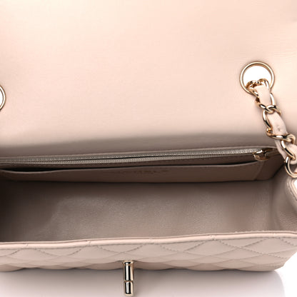 Chanel Lambskin Quilted Mini Rectangular Flap Light Beige 4 of 4