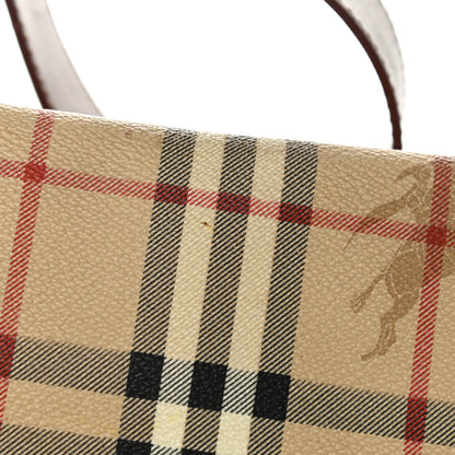Burberry Haymarket Check Messenger Bag Brown 17 of 21