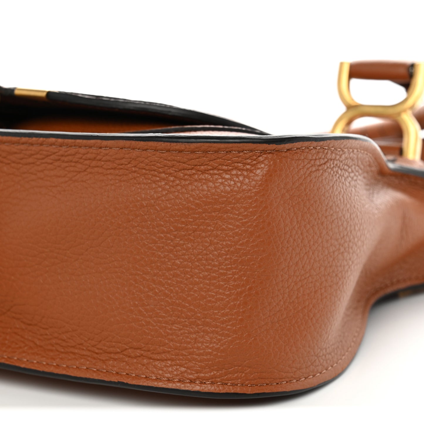 Calfskin Small Marcie Satchel Tan