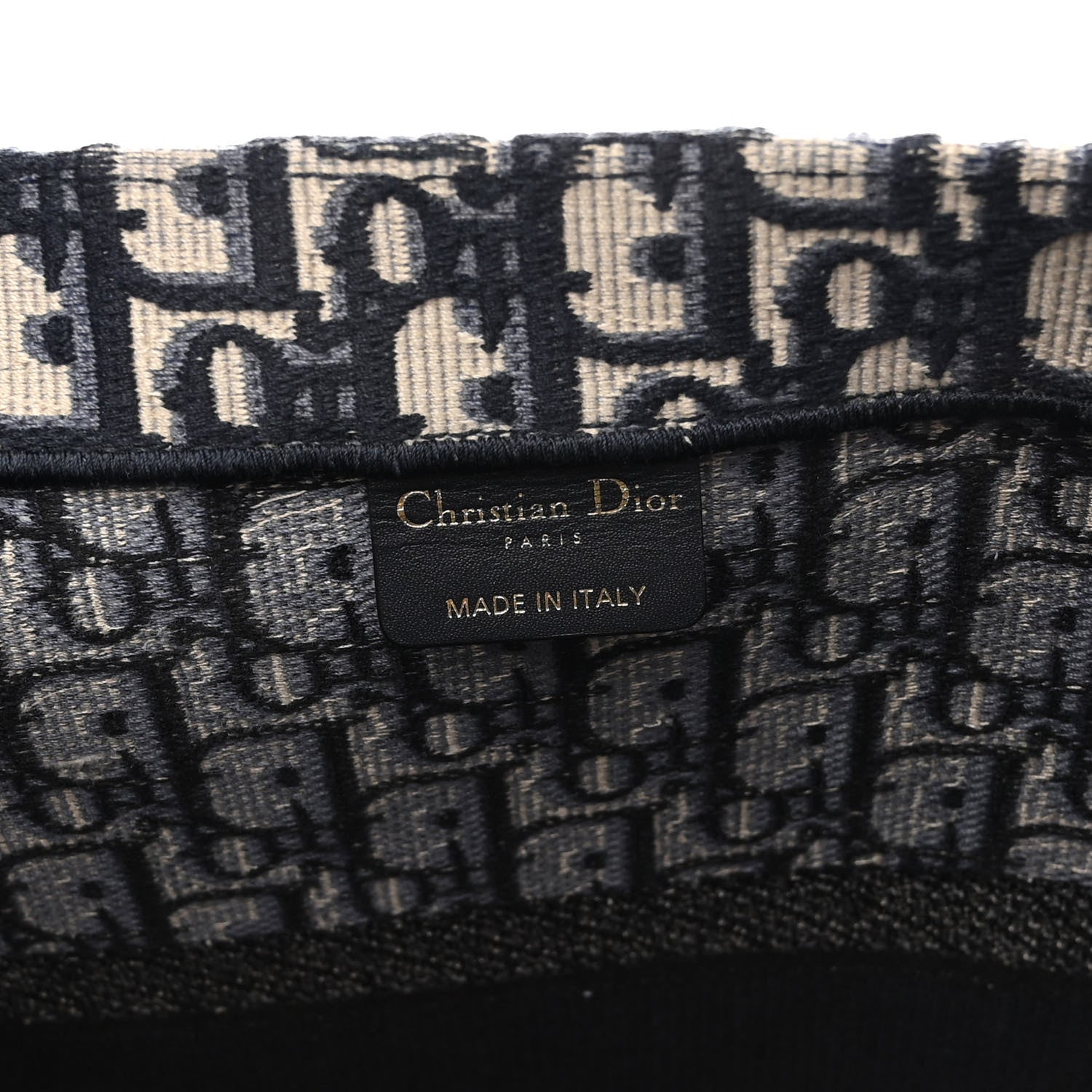 Christian Dior Oblique Large Book Tote Blue Multicolor 6 of 9