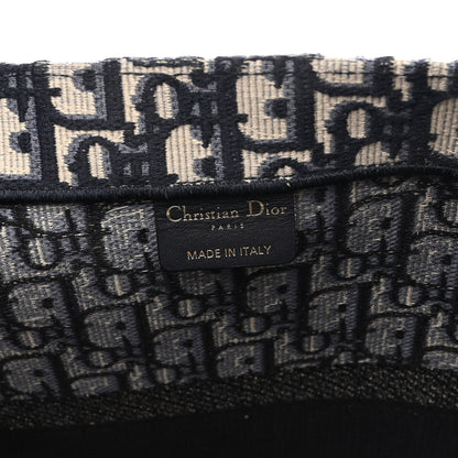 Christian Dior Oblique Large Book Tote Blue Multicolor 6 of 9