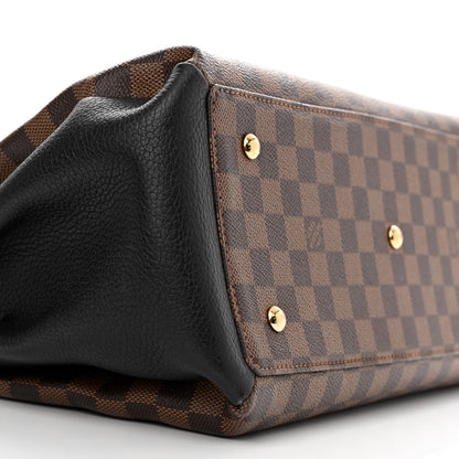Louis Vuitton Cuir Taurillon Damier Ebene Normandy Black 9 of 12