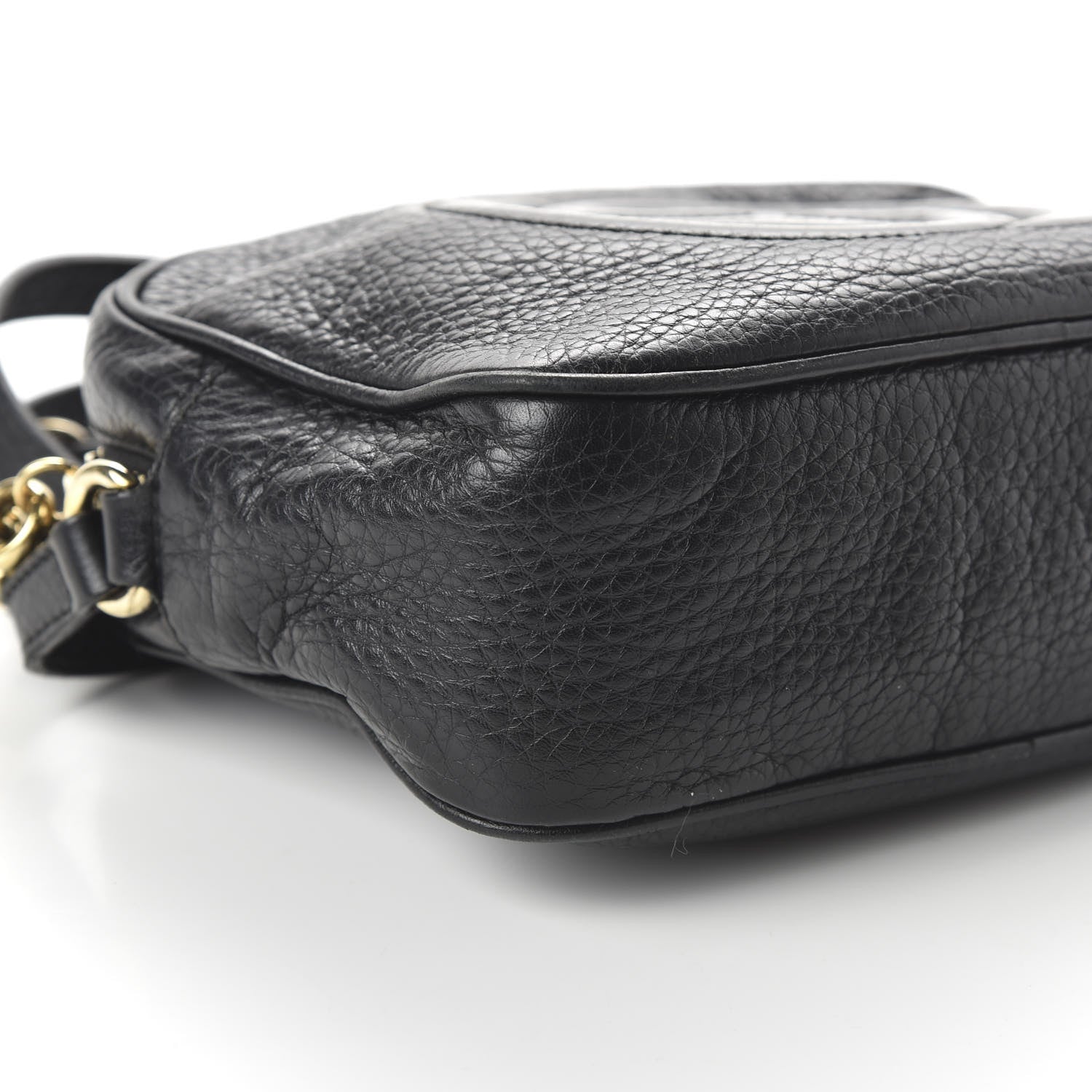 Gucci Pebbled Calfskin Small Soho Disco Bag Black 6 of 13