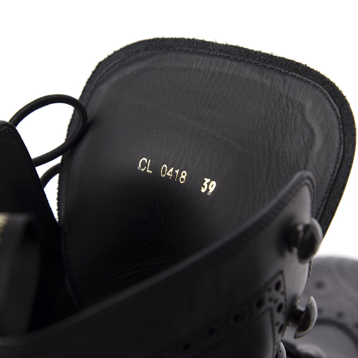 Calfskin Diorunit Low Boot 39 Black