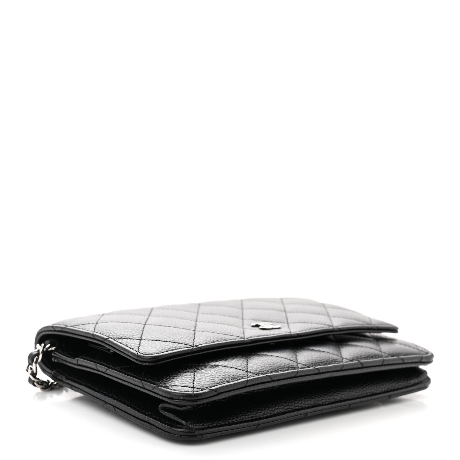 Chanel Caviar Quilted Wallet on Chain WOC Black 4 of 12