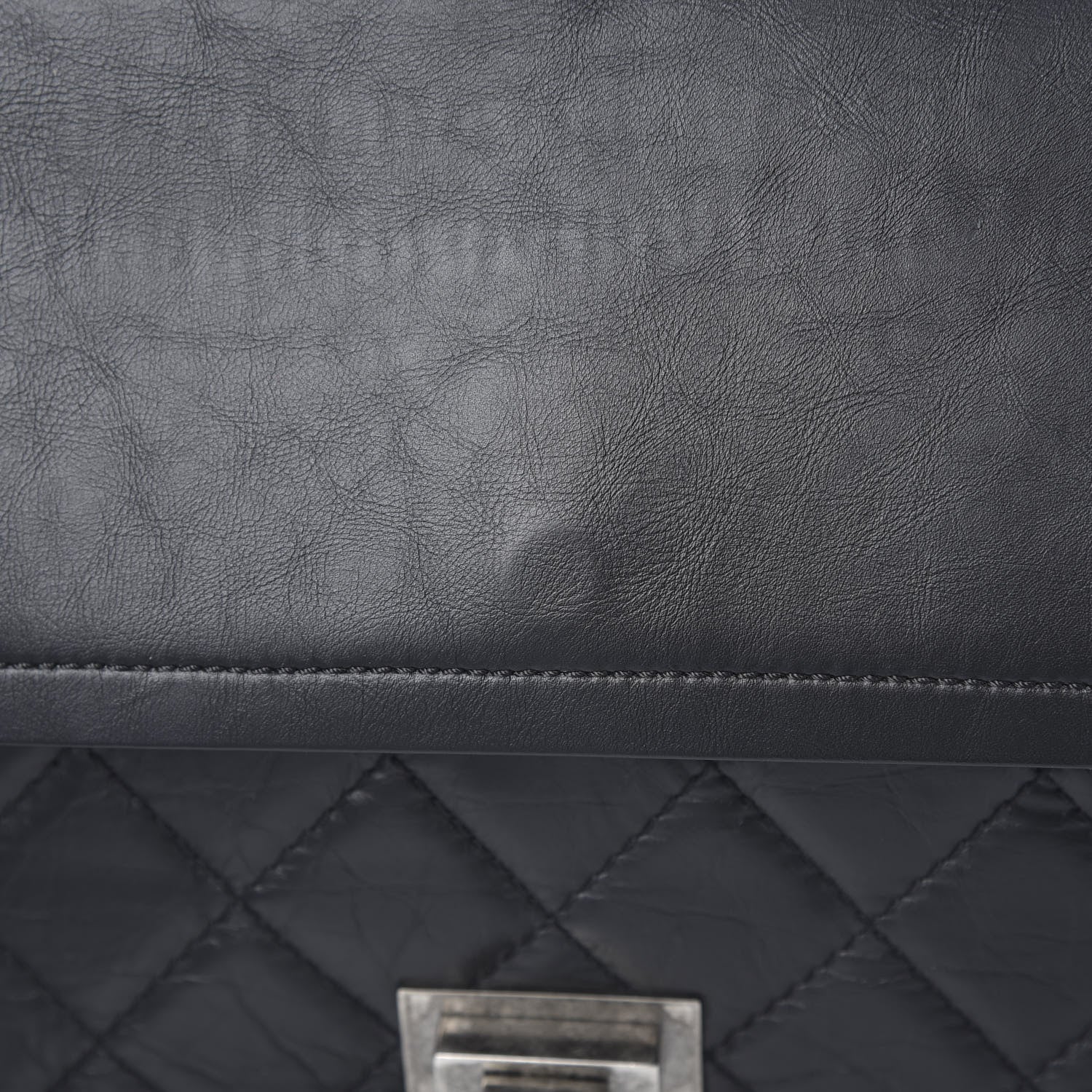 Chanel Aged Calfskin Quilted 2.55 Reissue 227 Flap Black 13 of 14