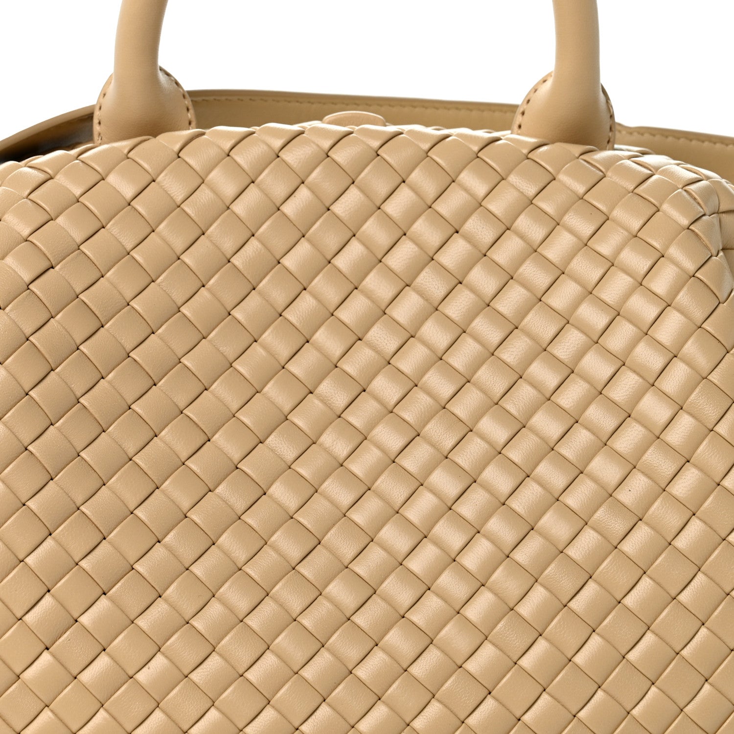 Bottega Veneta Nappa Intrecciato Padded The Top Handle Tote Bag Porridge 7 of 11