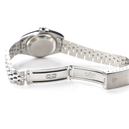 Rolex Stainless Steel 18K White Gold Diamond 26mm Oyster Perpetual Datejust Watch Silver Jubilee 79174 5 of 6
