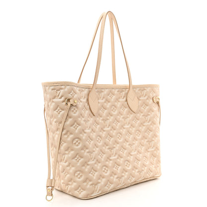 Louis Vuitton Empreinte Monogram Summer Stardust Neverfull MM Beige Clair 4 of 11