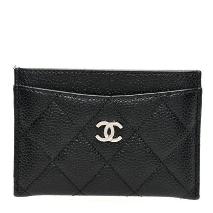 Chanel Caviar Quilted Card Holder Black 1 of 8