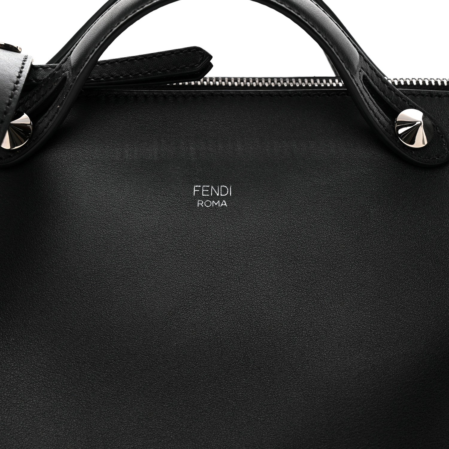 Fendi Vitello Dolce Medium By The Way Boston Bag Black 8 of 11