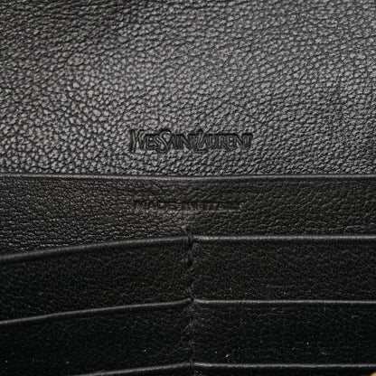 Saint Laurent Calfskin Monogram Belle de Jour Chain Clutch Black 6 of 11