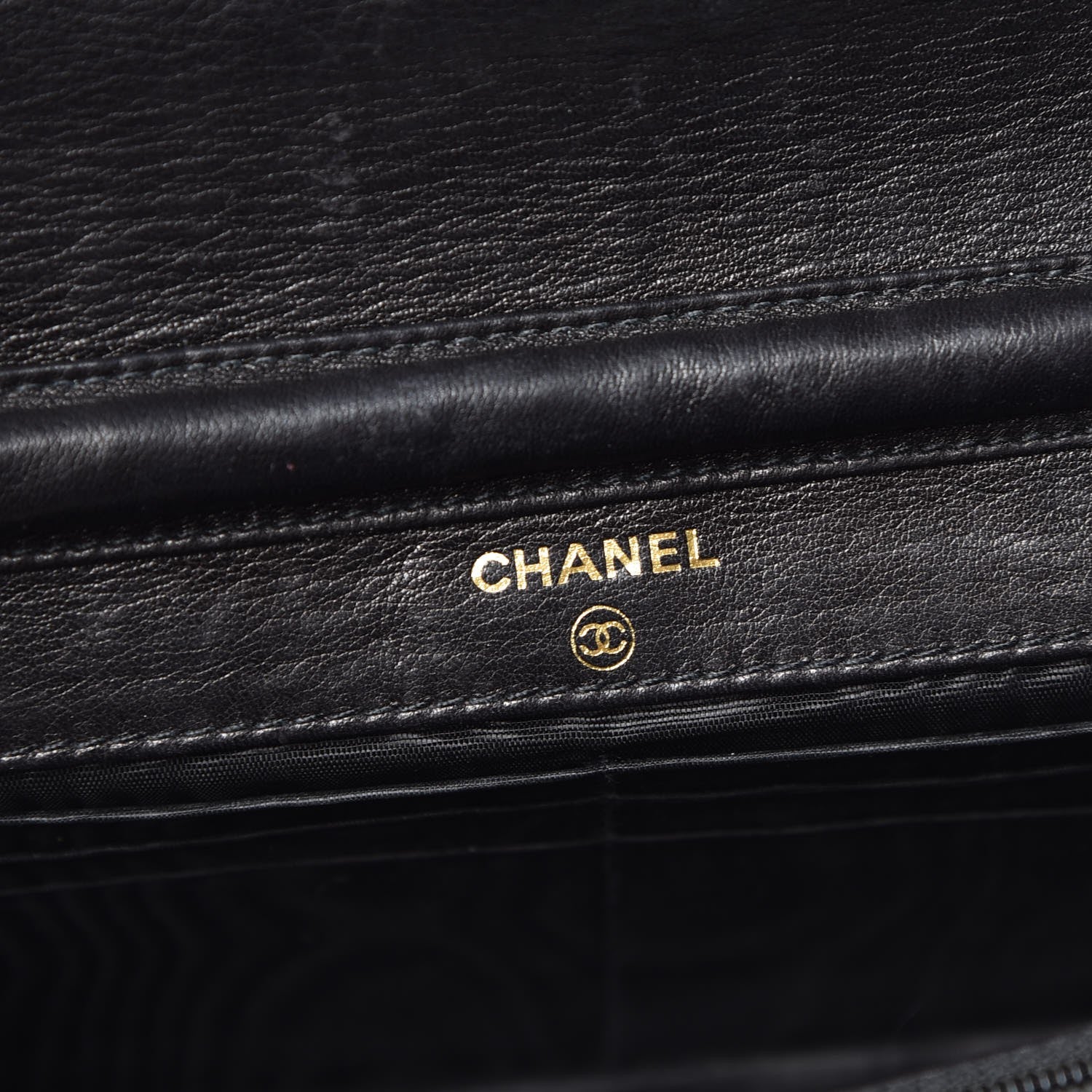 Chanel Patent Timeless CC Wallet On Chain WOC Black 6 of 9