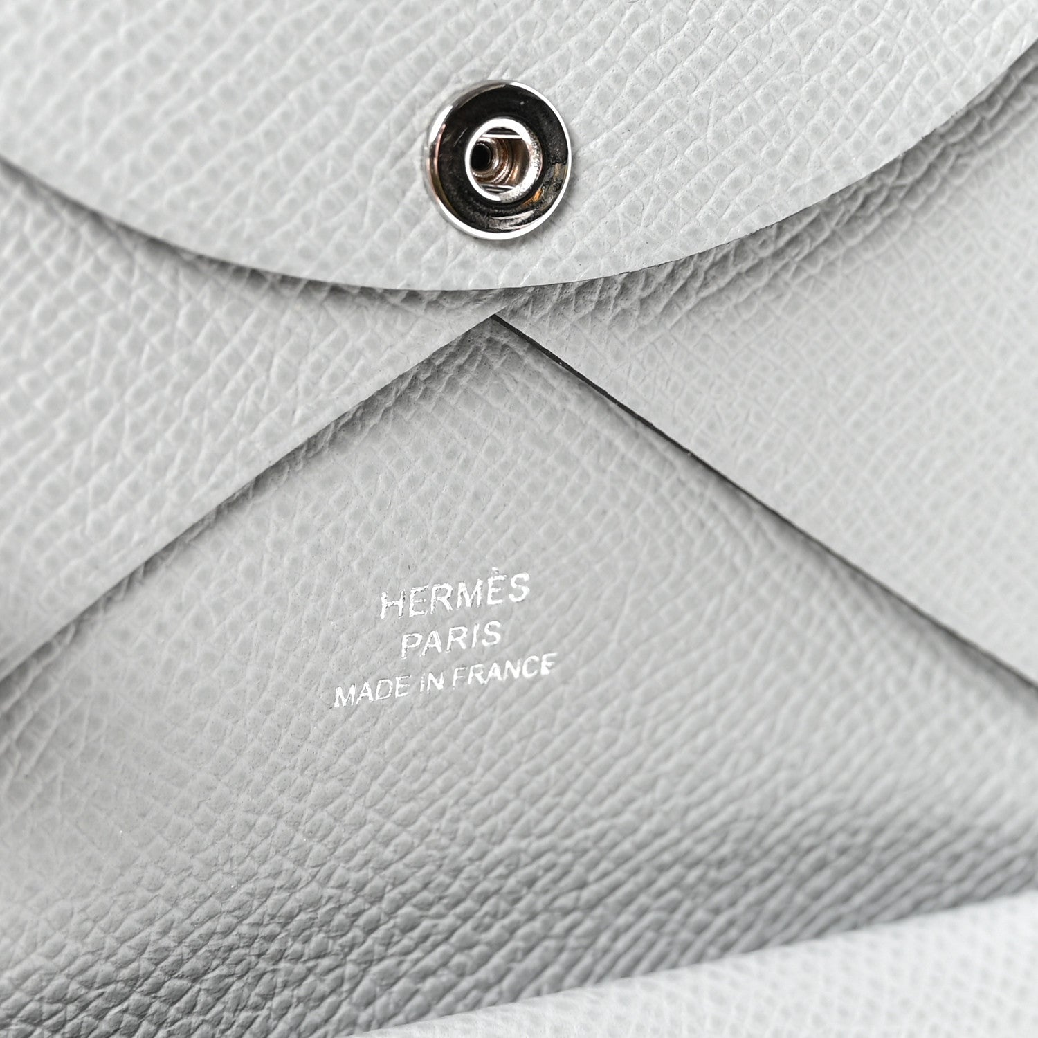 Hermes Epsom Calvi Duo Card Case Bleu Glacier 6 of 7
