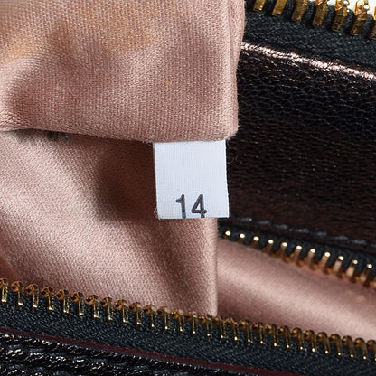 Miu Miu Goatskin Madras Bauletto Nero Black 9 of 10