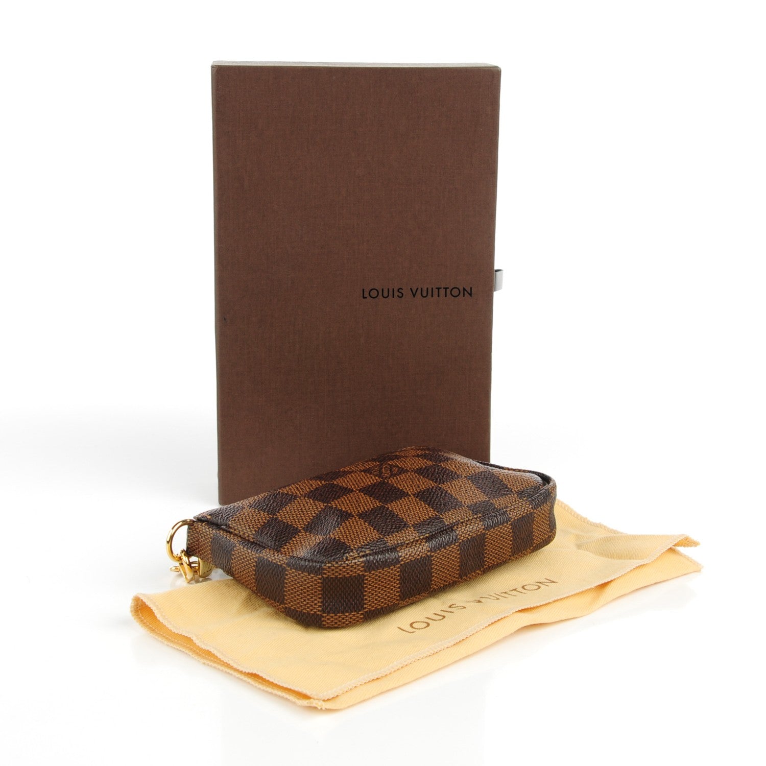 Louis Vuitton Damier Ebene Mini Pochette Accessories 4 of 7