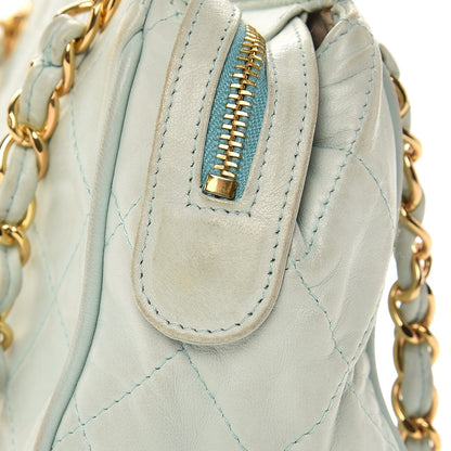 Chanel Lambskin Quilted Small Shoulder Bag Light Green 16 of 16