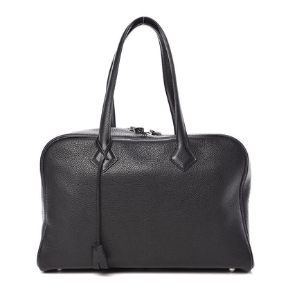 Hermes Taurillon Clemence Victoria II 35 Black 1 of 10