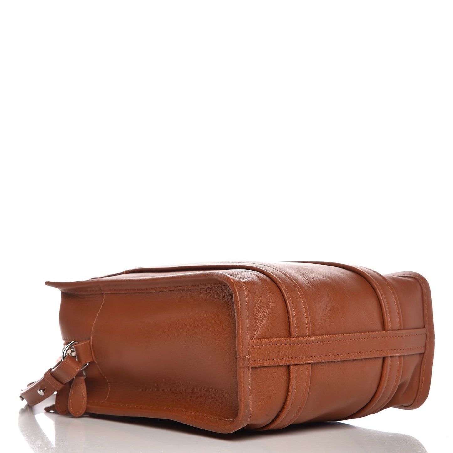Agneau XS Bazar Shopper Tote Marron Fauve