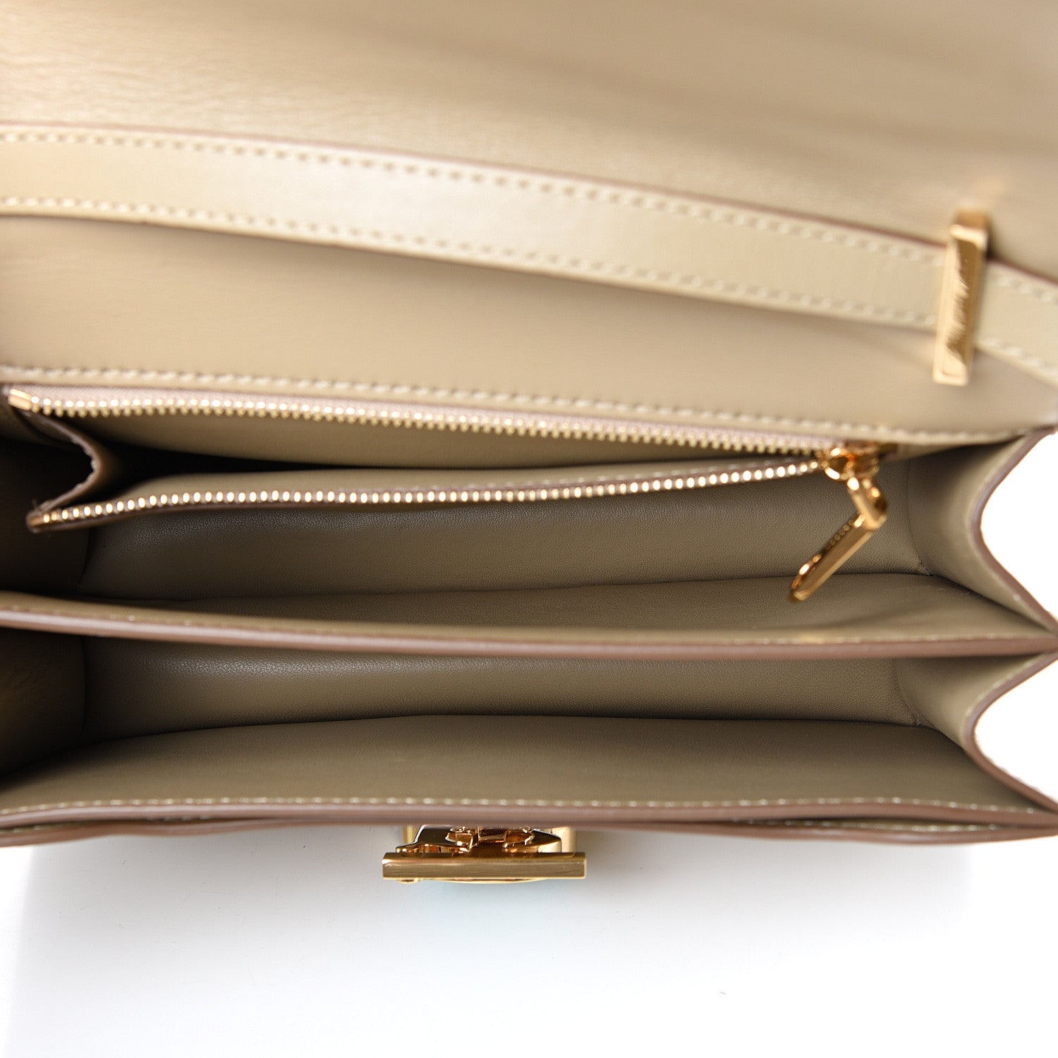 Burberry Calfskin Small TB Bag Honey 4 of 9