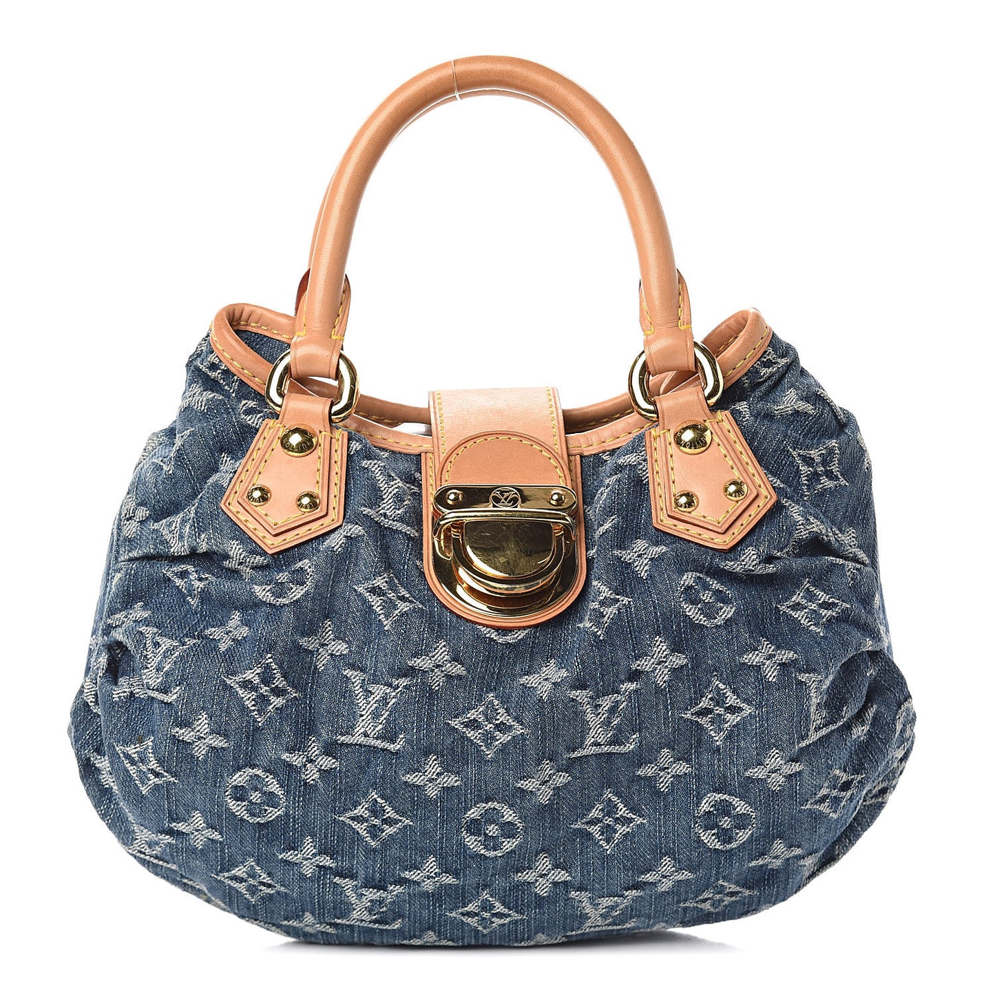 Monogram Denim Pleaty Blue
