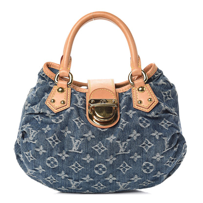 Louis Vuitton Monogram Denim Pleaty Blue 1 of 12