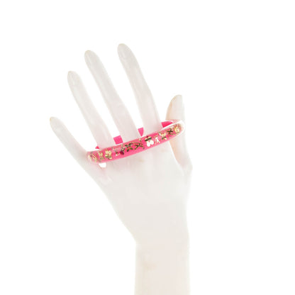 Louis Vuitton Resin Swarovski Medium Inclusion Bracelet PM Rose Pop 2 of 3