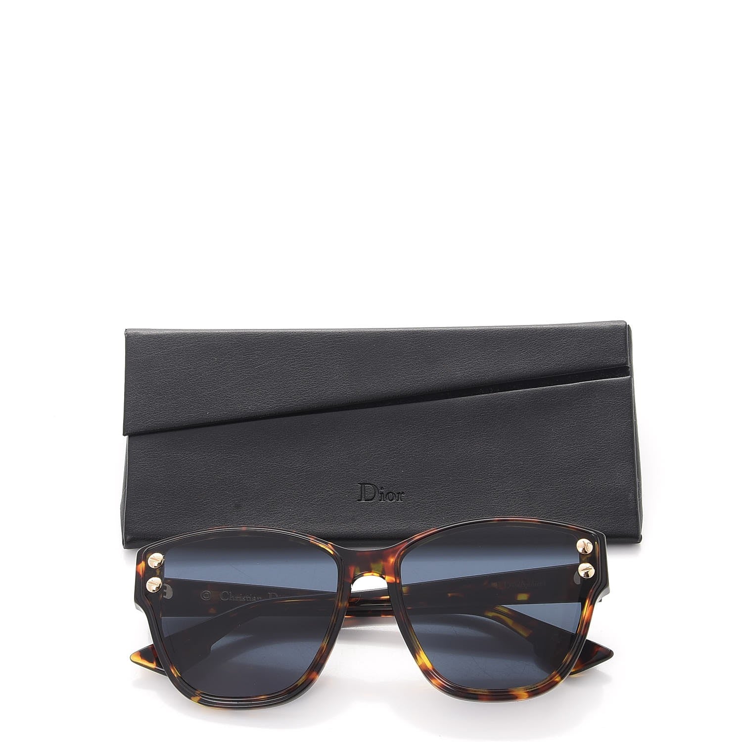 Christian Dior DiorAdd3 Monochromatic Studded Sunglasses Brown Havana 10 of 10